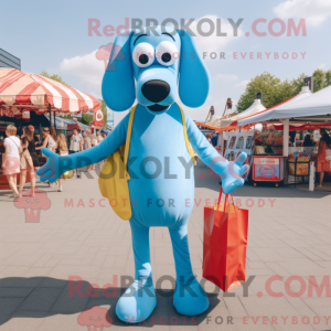 Postava maskota Sky Blue...