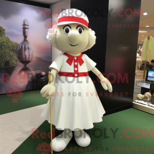 Golfbold maskot kostume...