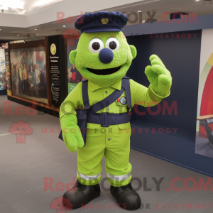 Limegrøn Navy Soldier...