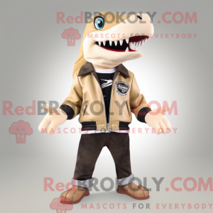 Cream Barracuda mascot...