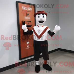 Rust Mime maskot kostume...