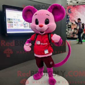 Magenta Mouse máscara...