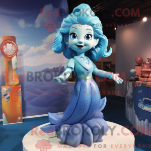 Himmelblå tem uma figura de...