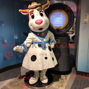 Disfraz de mascota de vaca...