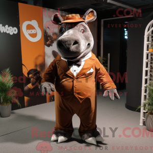 Rust Rhinoceros mascot...