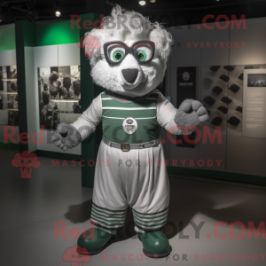 Silver Irish Flag mascot...