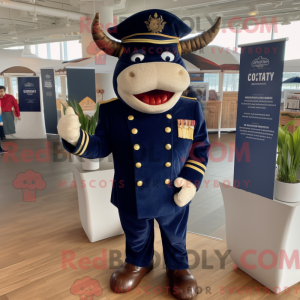 Navy Steak maskotdraktfigur...
