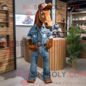 Rust Mare maskot kostume...