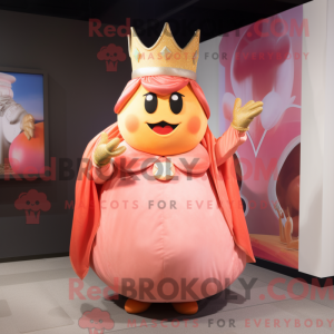 Peach King mascottekostuum...