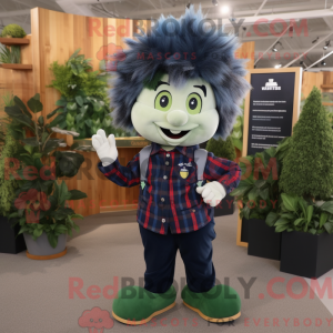 Navy spinat maskot kostume...