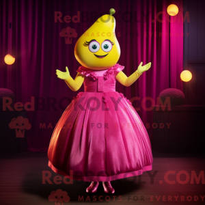 Máscara de sitron magenta...
