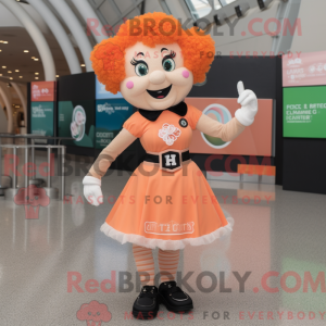 Peach Irish Dancer máscara...