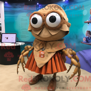 Brown Hermit Crab mascot...