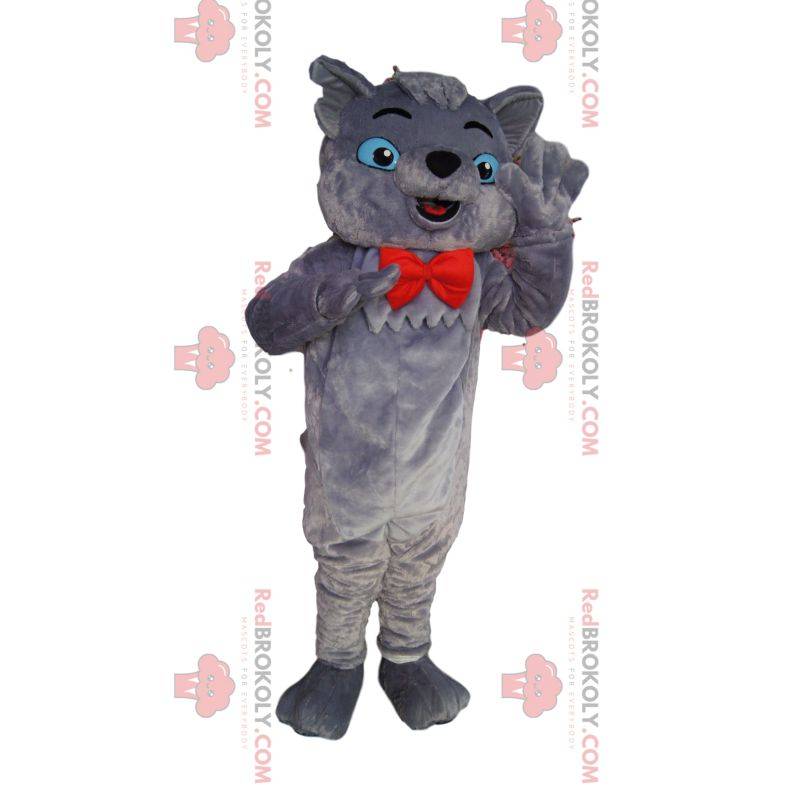 Mascot of Berlioz, the famous gray cat of the Aristocats