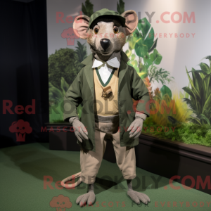 Costume mascotte d Olive...