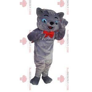 Mascot of Berlioz, the famous gray cat of the Aristocats