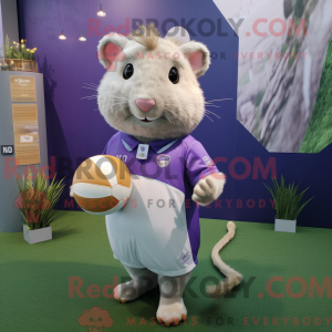 Lavender Hamster mascot...