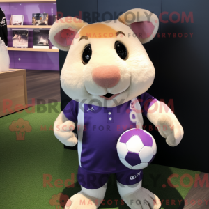 Lavender Hamster mascot...