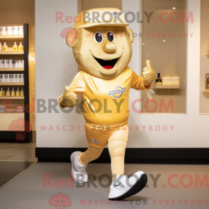Gold Champagne mascot...