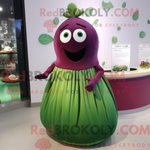 Olive Bringebær maskot...