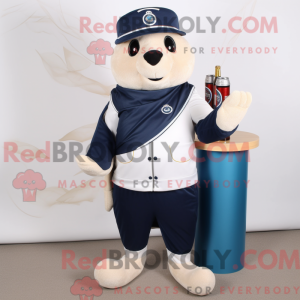 Navy Champagne maskot...