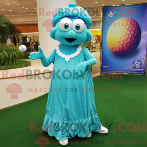 Máscara de bola de golfe...