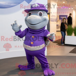 Lavender Pho Maskottchen...