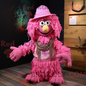 Roze vogelverschrikker...