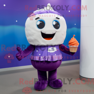 Purple Cupcake mascot...
