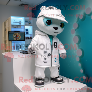 Fantasia de mascote de doutor branco com moletom e gorros - Médico Mascotes - REBROKO_311017 - RedBrokoly.com