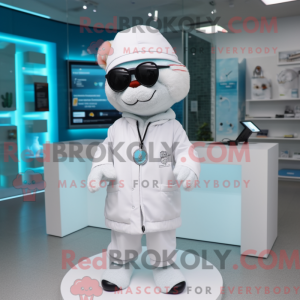 Fantasia de mascote de doutor branco com moletom e gorros - Médico Mascotes - REBROKO_311019 - RedBrokoly.com