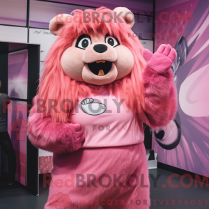 Disfraz de mascota de Pink...