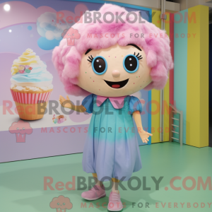 Cupcake-maskotkostyme kledd...