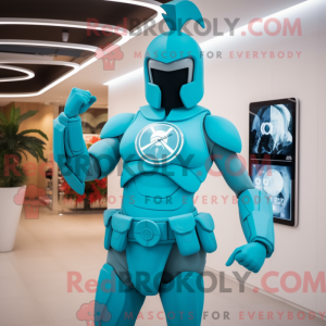 Disfraz de mascota Cyan...