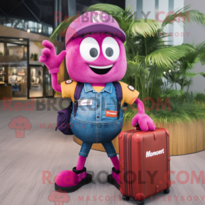 Magenta mandarin maskot...