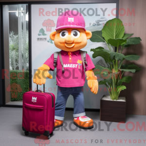 Magenta Mandarin mascot...