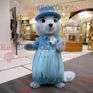 Maska Sky Blue Otterfigurka...