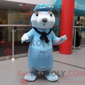 Maska Sky Blue Otterfigurka...