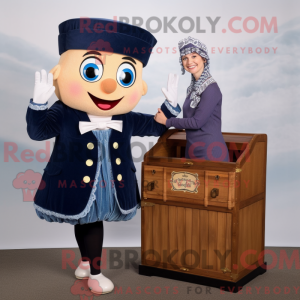 Navy Treasure Chest mascot...