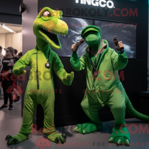 Grønn Deinonychus máscara...