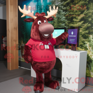 Postava maskota Maroon Elk...