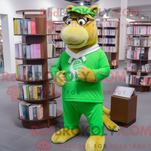 Postava maskota Lime Green...