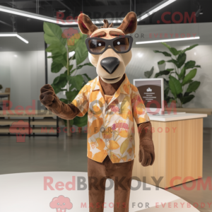 Disfraz de mascota Okapi...
