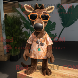 Costume mascotte d okapi...