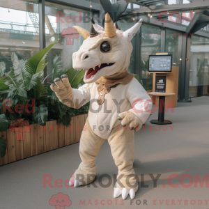 Cream Triceratops...