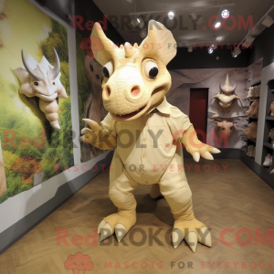Cream Triceratops...