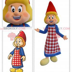 Mascotte olandese vestita in abiti tradizionali - Redbrokoly.com