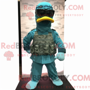 Disfraz de mascota Teal...