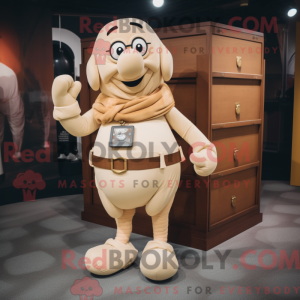 Costume mascotte de coffre...