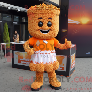 Oransje Pop Corn maskerad...